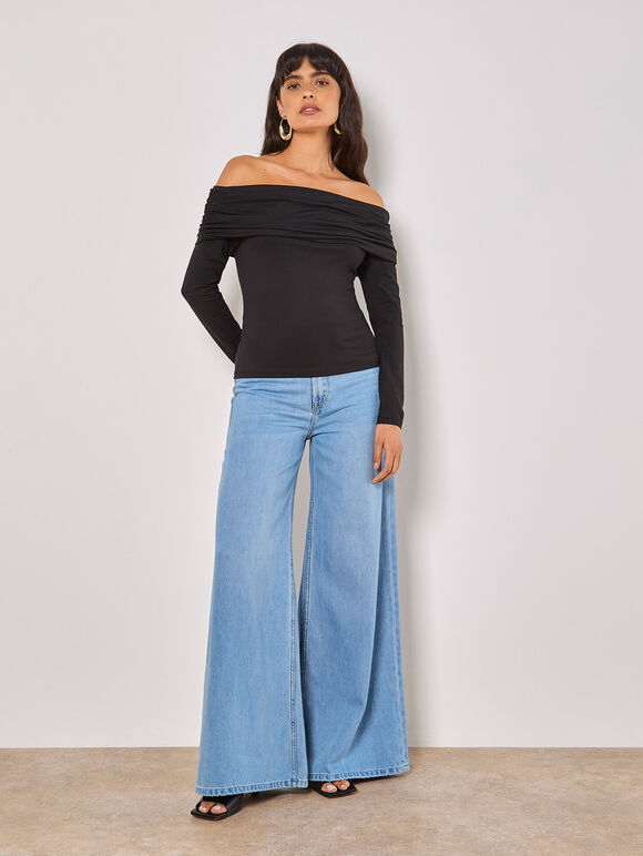 Jersey Bardot Top