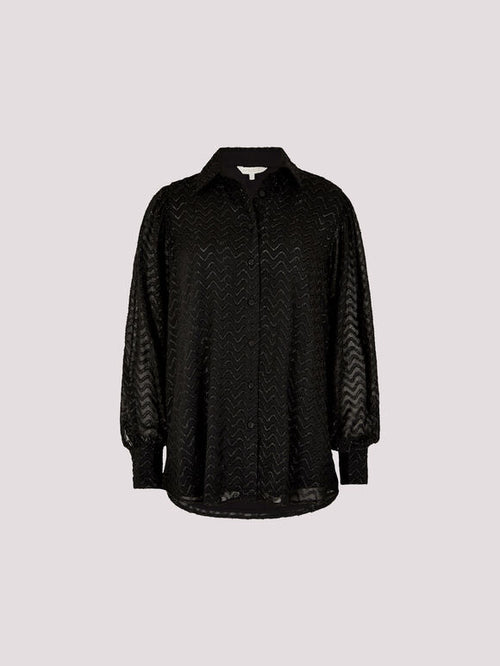 Jacquard Chevron Shimmer Shirt