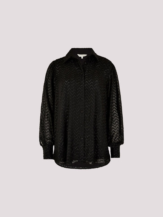 Jacquard Chevron Shimmer Shirt